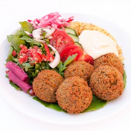 Falafel Platter (1350 -1690 Cals)