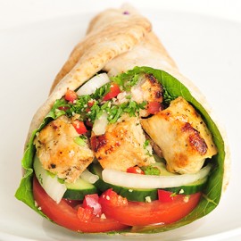 Shish Tawook Wrap (470 - 550 Cals)